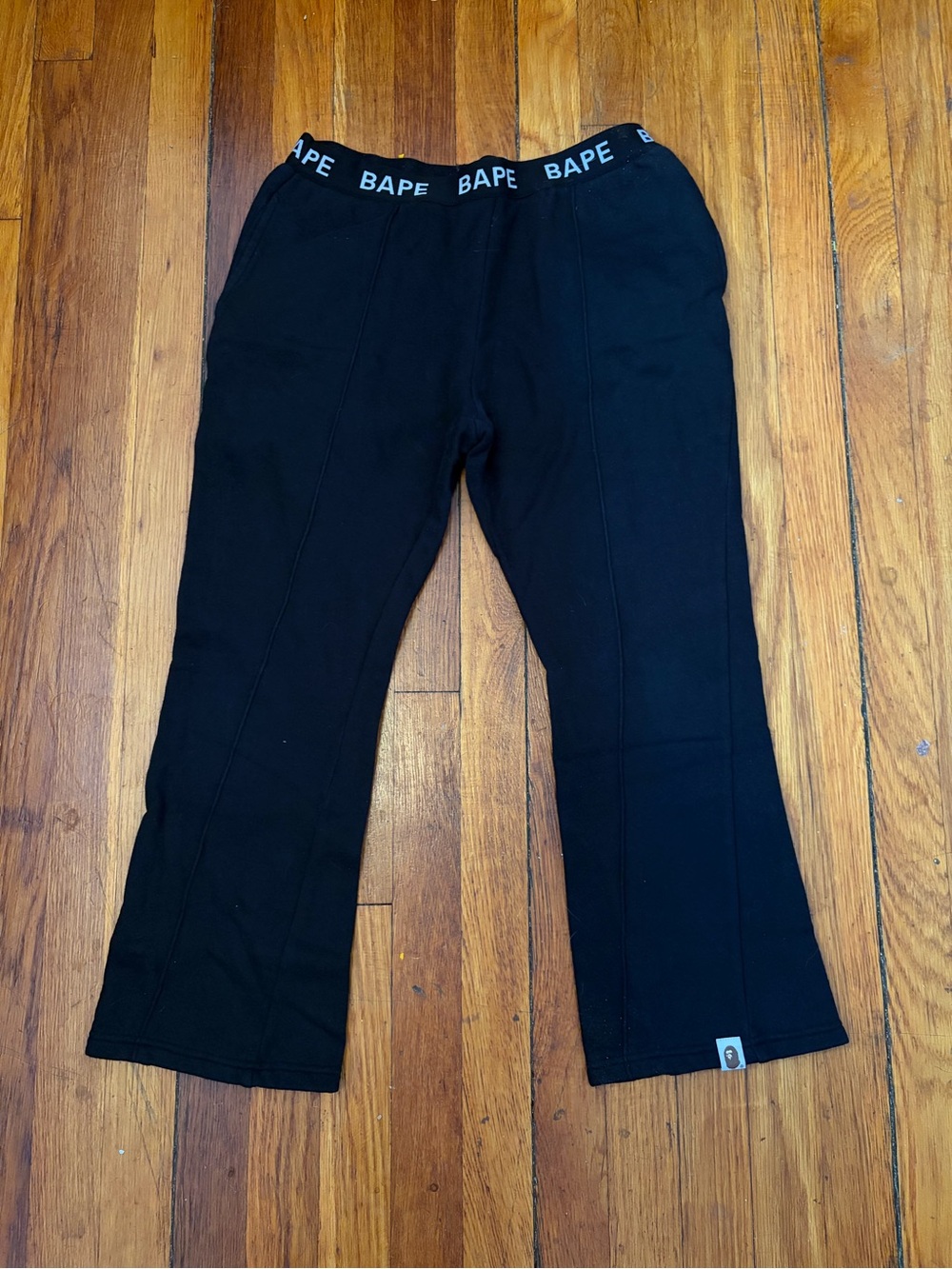 Bape Black Logo-Waist Track Pants